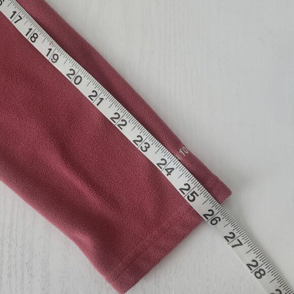 Women's The North Face TKA 100 1/4 zip Pullover Rose/Blush Large - Picture 11 of 16